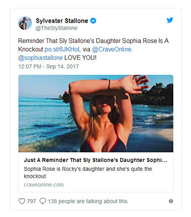 Sophia Rose Stallone Nude